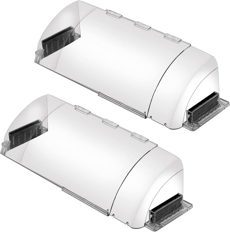 EKOCSIO 2 Pack Air & Heat Deflector for Vents, Sidewalls and Ceiling Registers, Adjustable from 8.5" to 15" - Image 1